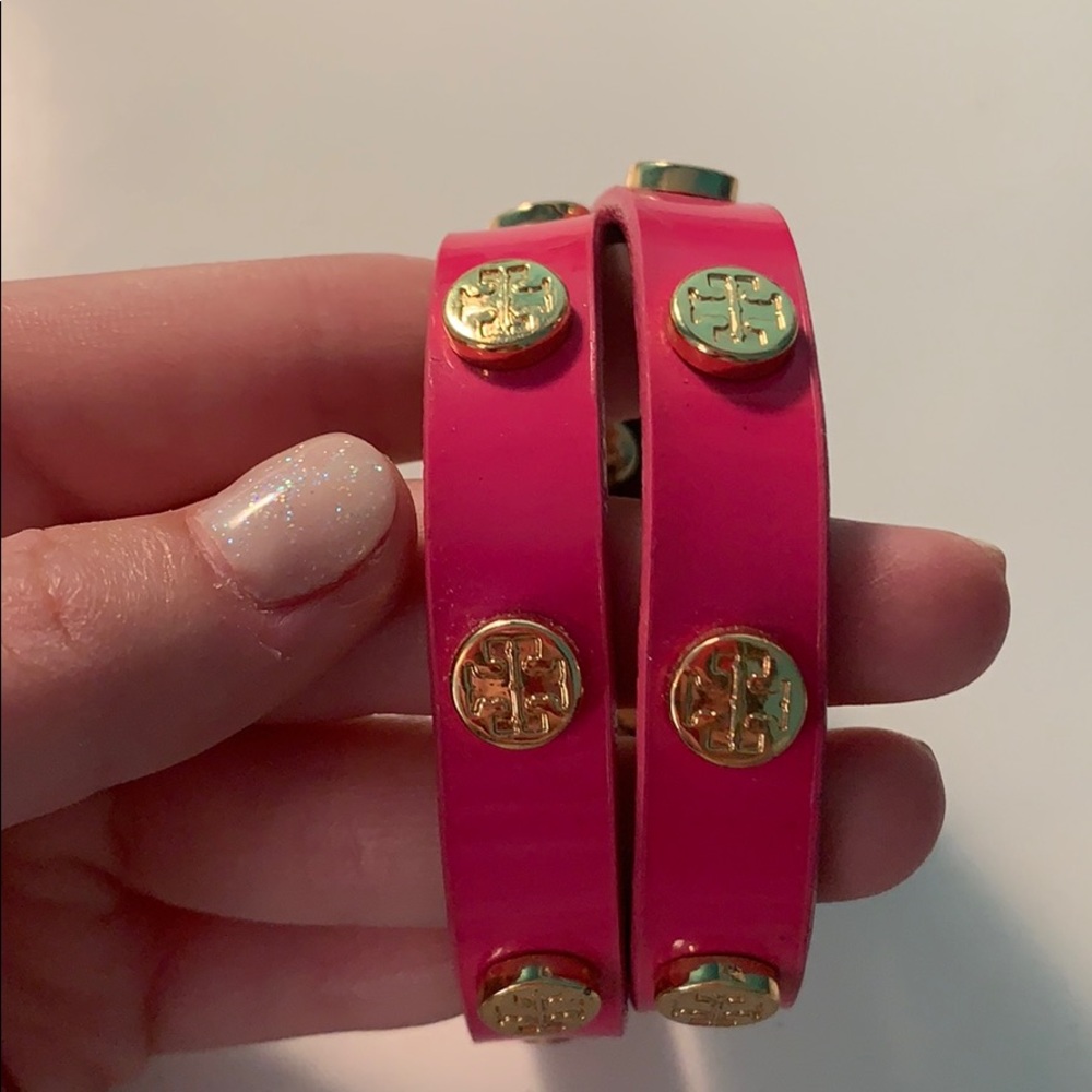 Tory Burch Hot Pink Wrap Bracelet